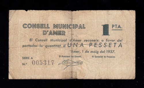 Amer 1 peseta - amer,