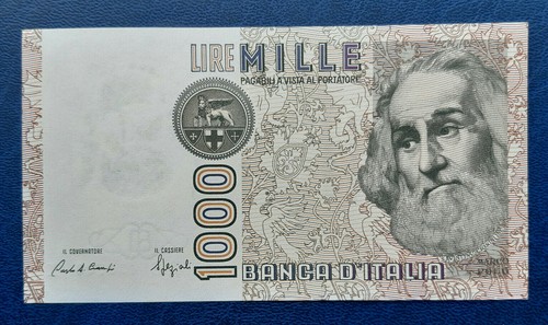 000 lire tipo - , 1982"