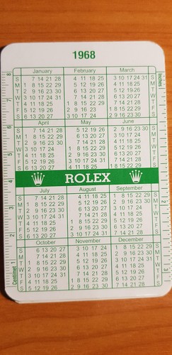 Calendario rolex vintage - calendario,