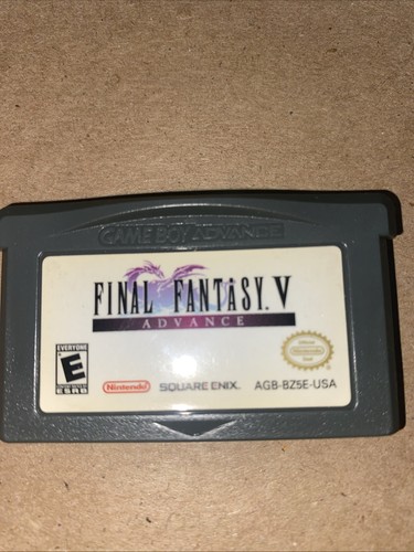 Final fantasy gba - v, nintendo