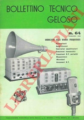Radiotecnica geloso - radiotecnica,