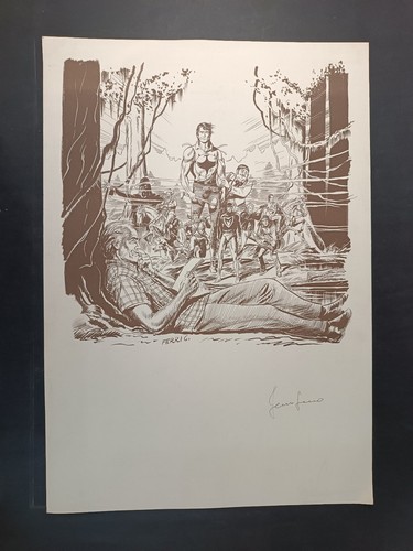 Litografia disegno zagor - litografia,
