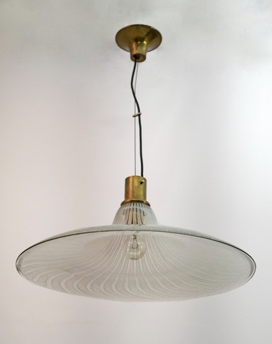 Lampada sospensione vetro - a, in