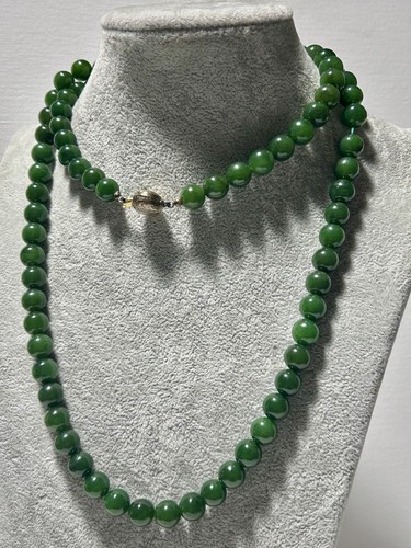 Collana giada verde con - giada,