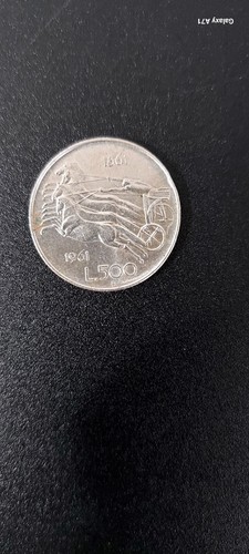 Moneta 500 argento - moneta,