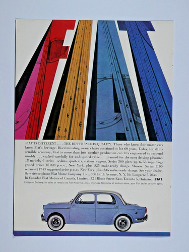 Pubblicità fiat serie - pubblicità, 500