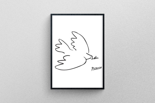 Colomba picasso con linea - picasso,