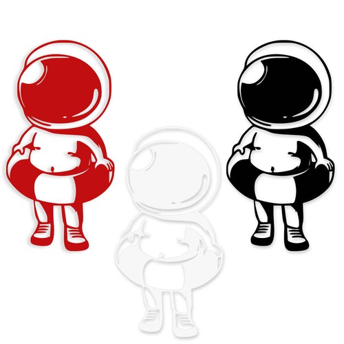 Baby astronauta adesivo - astronauta,