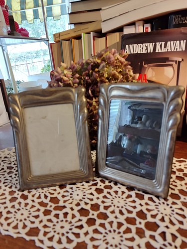 Due cornici silver plated - due,