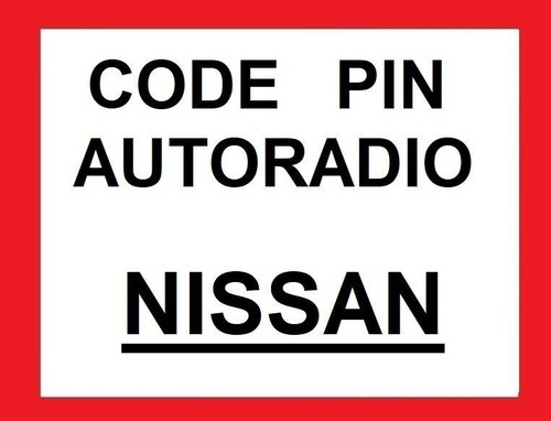 Codice pin per autoradio - per,