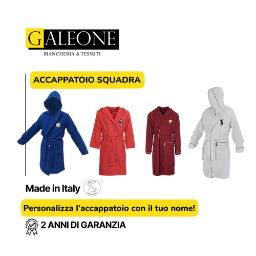 Accappatoio squadre calcio - di,