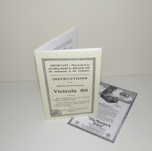 Victrola manuale istruzioni - victrola, 50