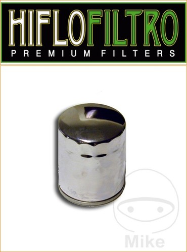Filtro olio cromato harley - filtro,