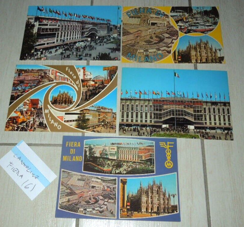 Cartoline della fiera - della, di