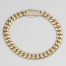 Bracciale catena maglia cubana