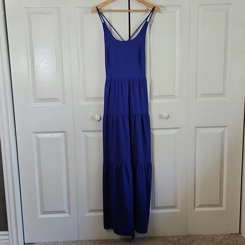 Maxi abito blu - royal, strati