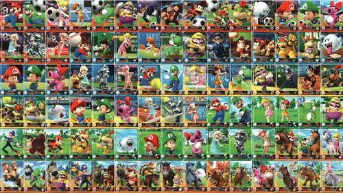 Carte amiibo mario sports - carte,