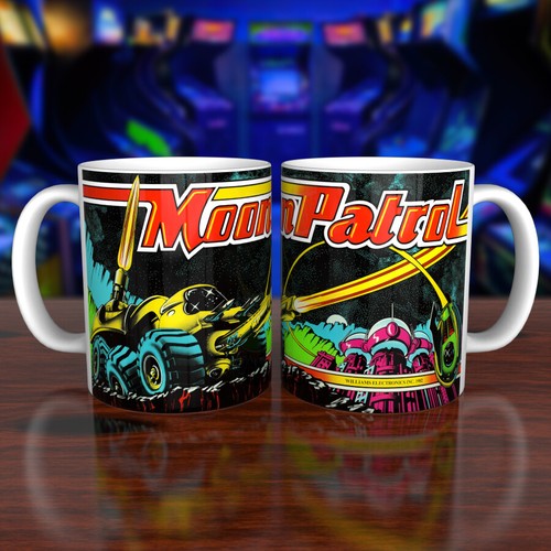 Moon patrol tazza - moon,