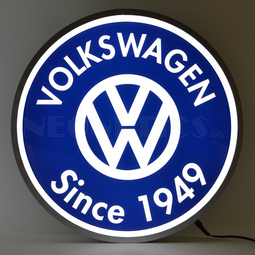 Led sign volkswagen logo - vw,