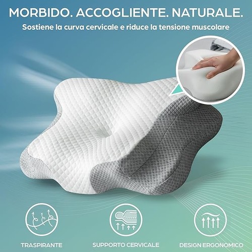 Cuscino cervicale memory foam - cuscino,