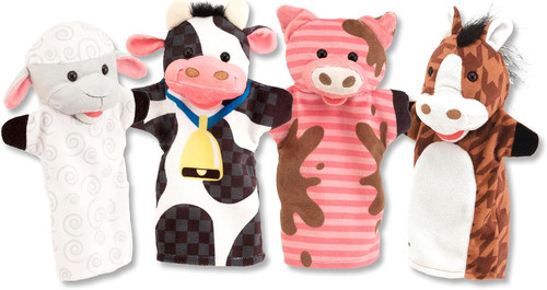 Marionette mano con animali - marionette,