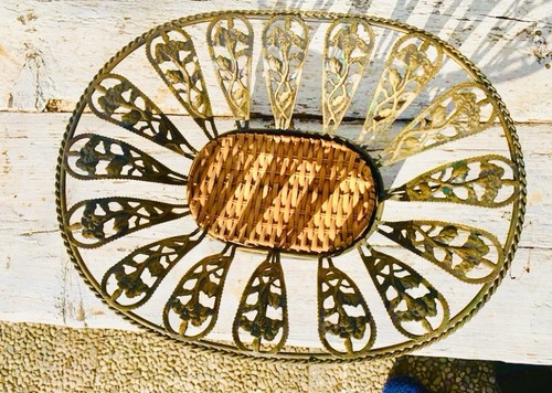 Centrotavola vintage ottone - in,
