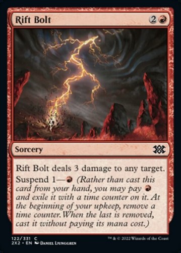 Mtg rift bolt foil exc - mtg,