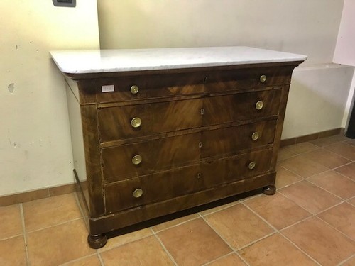Cassettone carlo mogano - x,