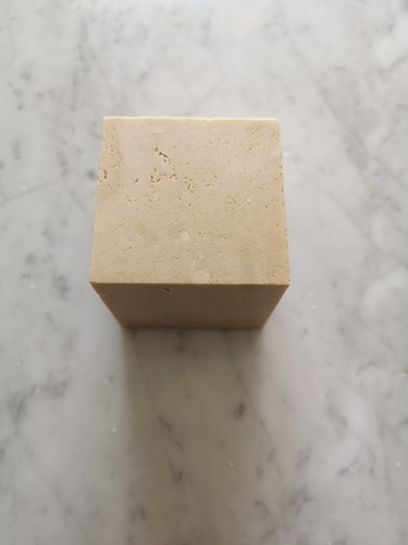 Cubo marmo travertino - cubo,