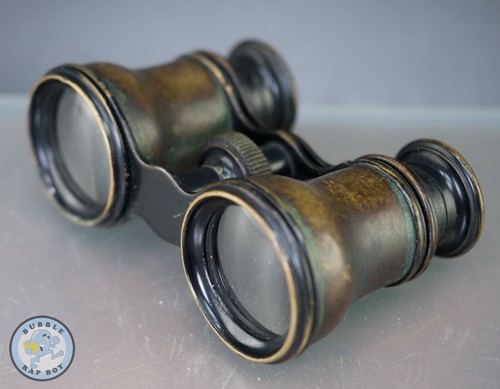 Antico binocolo ottone - binocolo,