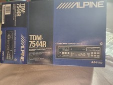 Alpine tdm 7544r autoradio - autoradio, old