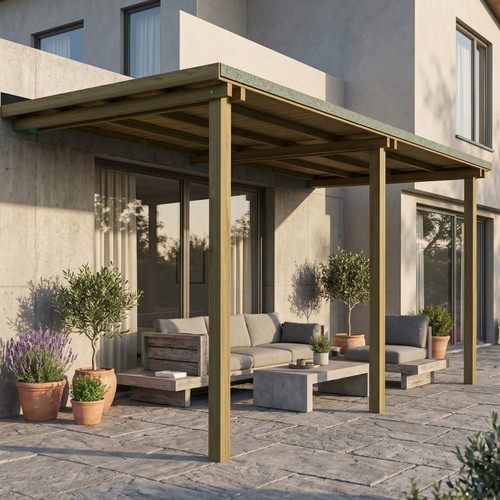Sunwood pergola addossata - pergola,