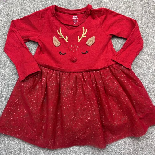 Vestito baby renna tulle - renna,