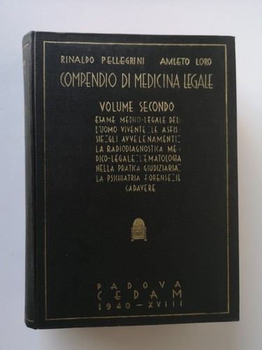 Compendio medicina legale - compendio,