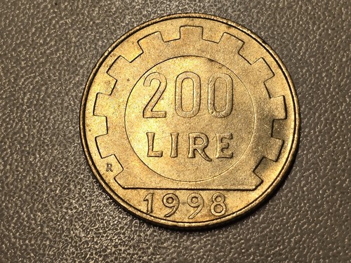 Italia 200 lire 1998 - , circolata