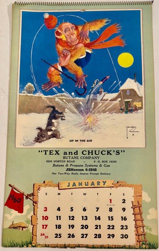 Calendari vintage texas - texas, ft