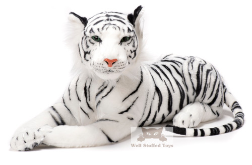 Peluche grande tigre bianca