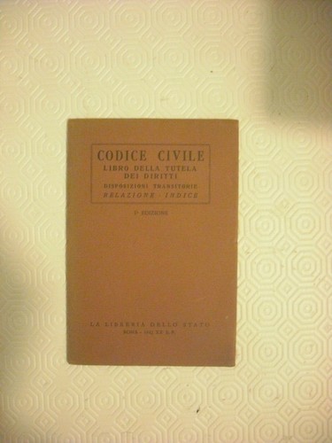 Codice civile tutele dei - codice,