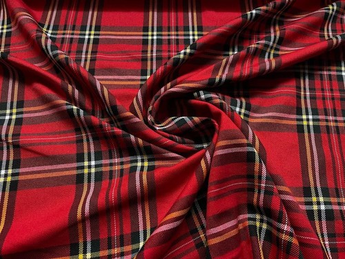 Tessuto quadri tartan - a,