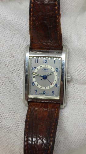 Oris rectangular pointer date - rectangular,