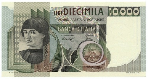 10000 lire ritratto - 10000, a