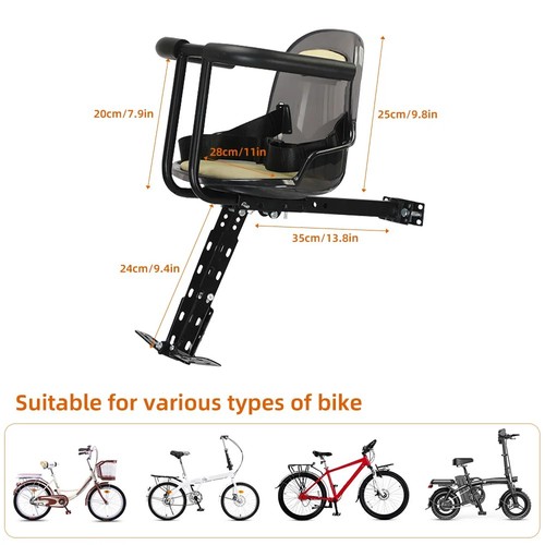 Seggiolino bici anteriore - seggiolino,