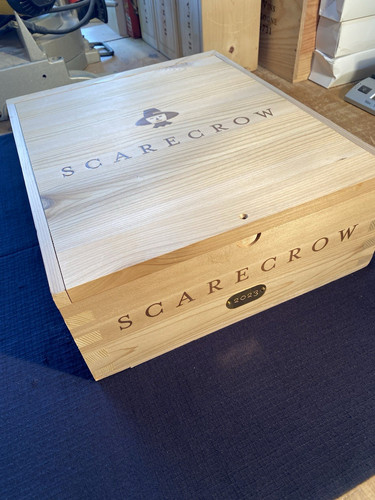 Scatola per vino legno - per, in