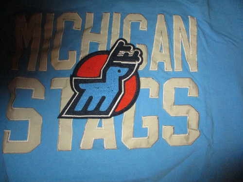 Shirt blu michigan - t-shirt,