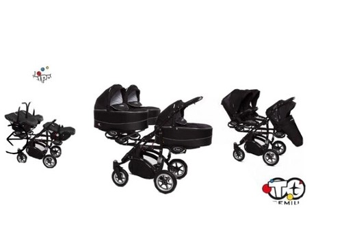 Passeggino trigemellare trippy - passeggino,
