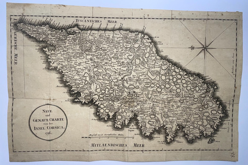 Corsica francia datata 1796 - datata,