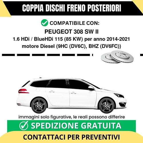 Coppia dischi freno posteriori - coppia,