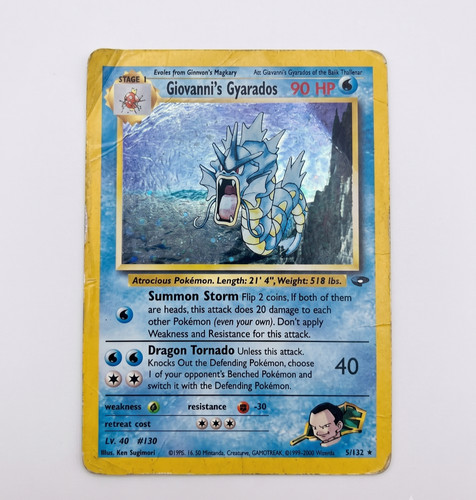 Giovanni gyarados holo 132 - gyarados,