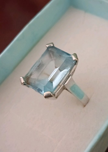 Anello oro bianco - bianco, con