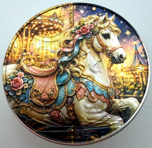 Carousel horse american - horse,